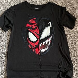 Marvel Black and Red Spider-Man Venom Tee